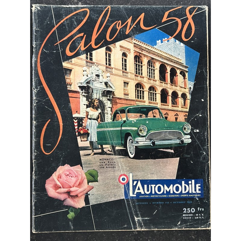 L'automobile Salon 1958  - Une Aronde - Facel Vega - Austin A 40 - SAAB Granturismo - Sport-Prinz NSU - 140 p.
