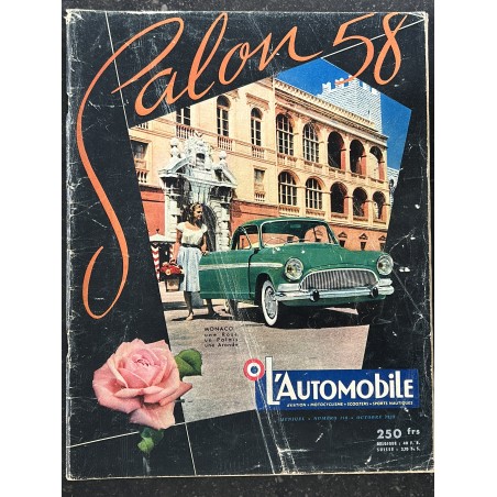 L'automobile Salon 1958  - Une Aronde - Facel Vega - Austin A 40 - SAAB Granturismo - Sport-Prinz NSU - 140 p.
