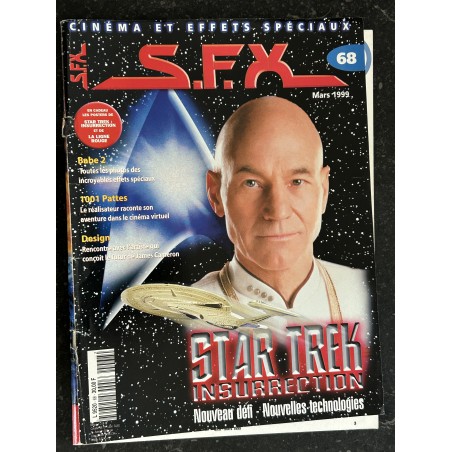 SFX  68  Star Trek Insurrection - Babe 2 - 1001 Pattes - James Cameron   + Affiches - 56 pages - 1999 03
