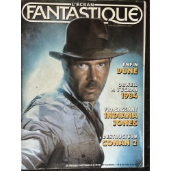 L'écran fantastique n° 48 - 1984 - COVER ARNOLD SCHWARZENEGGER CONAN 2 INDIANA JONES + POSTER DUNE