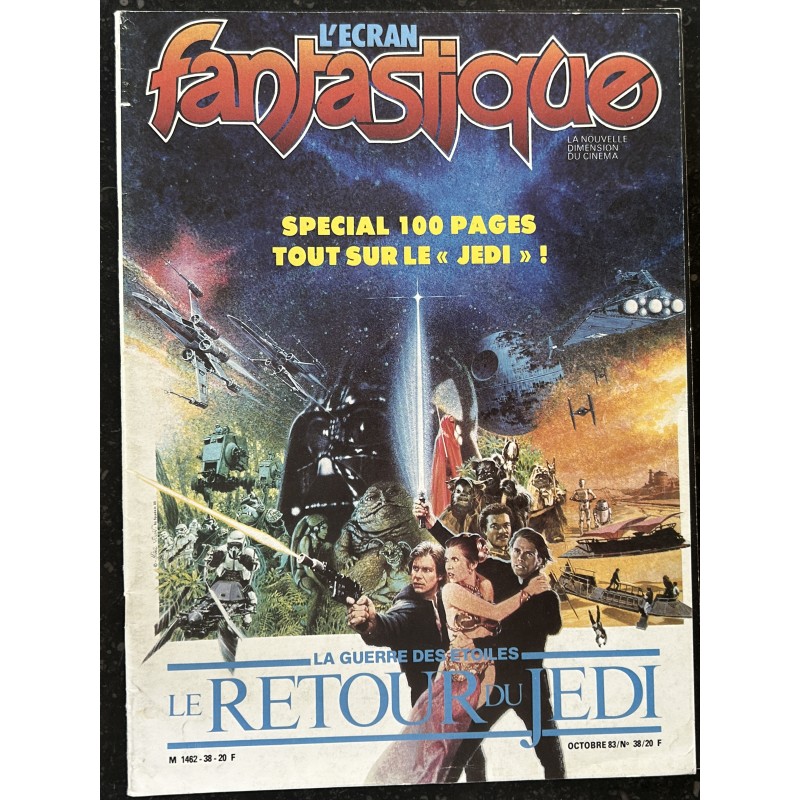 L'écran fantastique n° 38 1983 Special 100 pages tout sur le "JEDI" + Poster
