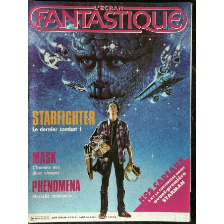L'écran fantastique n° 57 - 1985 - STARFIGHTER MASK PHENOMENA 2084 RIDER HAGGARD SHE