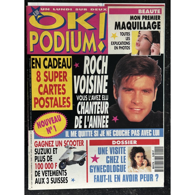 OK PODIUM !   1 - 1993 01 Roch Voisine - Elsa - Mallaury Nataf + CP
