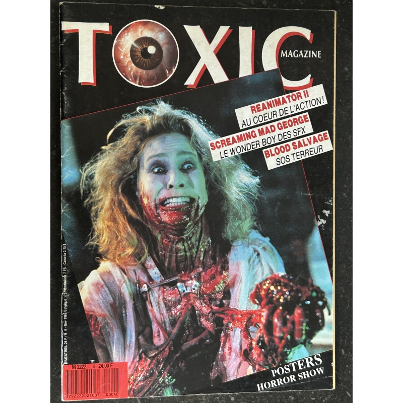 TOXIC n°  4 - Reanimator II - Screaming Mad George - Blood  Salvage - 52 pages - 1989 10