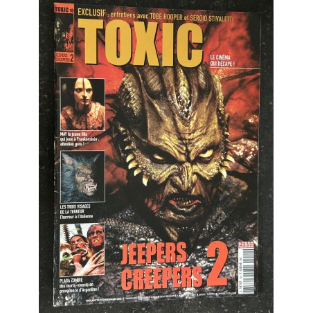 TOXIC n° 10 2004 Tobe Hooper Sergio Stivaletti Jeepers Creepers 2 Plaga Zombie