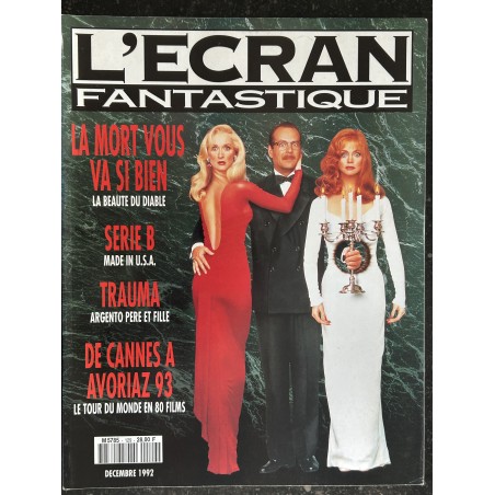 L'écran fantastique n° 129 décembre 1992 La Mort vous va si bien Trauma Argento Serie B