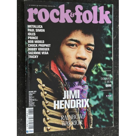 ROCK & FOLK 638 2020 Jimi Hendrix Rainbow warrior - Metallica Paul Simon Prince Bob Mould Suzanne Vega Tricky Bob Mould