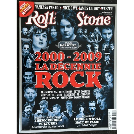 ROLLING STONE 2010 01 SPECIAL 2000-2009 LA DECENNIE ROCK R.E.M BASHUNG STROKES