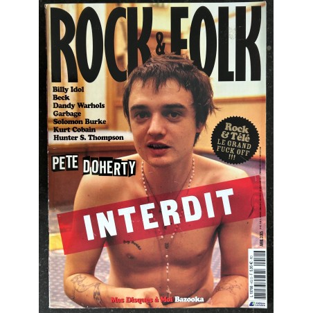 ROCK & FOLK 452 Avril 2005 Pete Doherty Interdit Billy Idol Kurt Cobain Beck Dandy Warhols Garbage