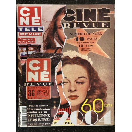 CINE TELE REVUE 2004 10 14 n° 42 DELON - Brigitte BARDOT 6 p. - 60 films racontés
