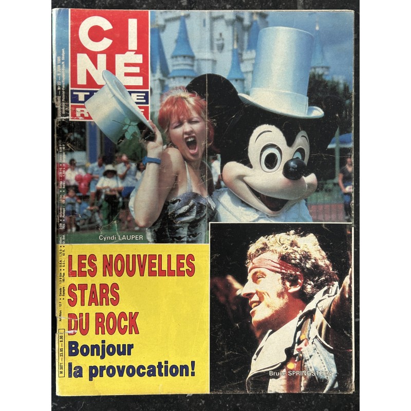 CINE TELE REVUE 1985 06 06 n° 23 Les Nouvelles Stars du Rock Provocation - Police Academy 2