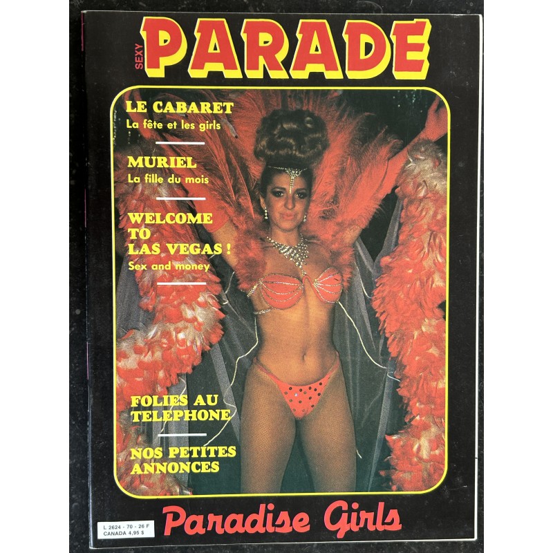 SEXY PARADE 70 Paradise Girls - Cabaret La fête et les girls - 66 pages