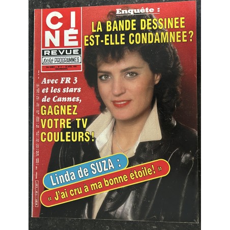 CINE TELE REVUE 1984 04 26 n° 17 Linda de Suza - La BD est-elle condamnée ? Poster Allan Quaterman