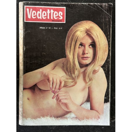 Vedettes Incognito Album N° 10 - n° 25 à 28 - URSULA ANDRESS - James Bond - ELKE SOMMER - Belmondo - Marie France PISIER