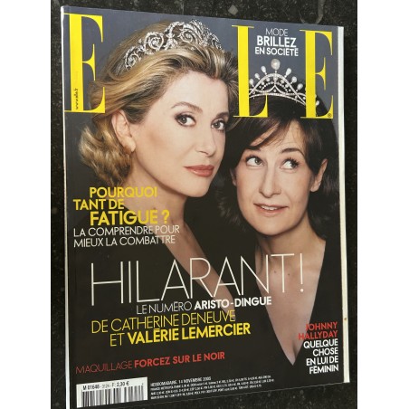 ELLE 3125 14 novembre 2005 Catherine Deneuve Valérie Lemercier - Emmanuelle Seigner - Sonia Rykiel Dessous chics