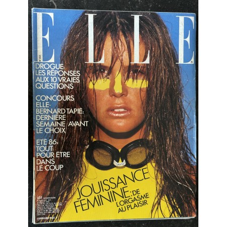 ELLE 2114 14 juillet 1986 - Béatrice Dalle - Jouissance feminine de l'orgasme au plaisir - Bernard Tapie