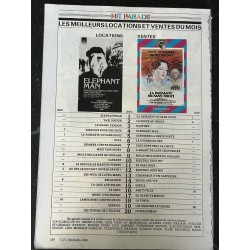 TELE CINE VIDEO 24 décembre 1982 Mary Poppins Special Japon Marlène JObert Francis Huster Elie Chouraqui