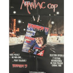 VENDREDI 13 N° 2 FREDDY Dario Argento Maniac Cop STING + 2 Posters