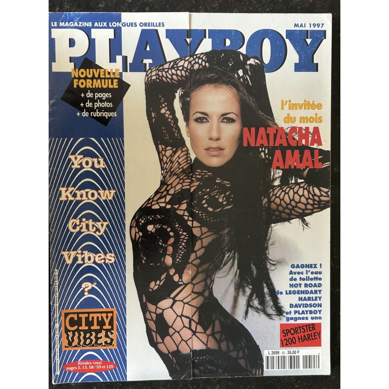PLAYBOY 055 1997 MAI COVER NATACHA AMALPORTFOLIO CHEYCO LEIDMANN JENNIFER MIRIAM