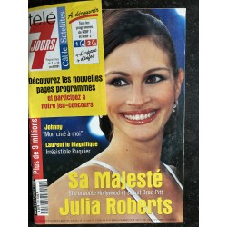 Télé 7 Jours 7 au 13 avril 2001 Julia Roberts Johnny Hallyday Laurent Ruquier