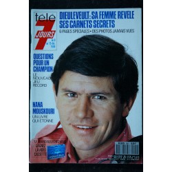 Télé 7 Jours  1533  *  1989  * SARDOU  Indiana Jones Grace de Capitani Bohringer Raquel Welch Marcel Carné Nagui C Bravo