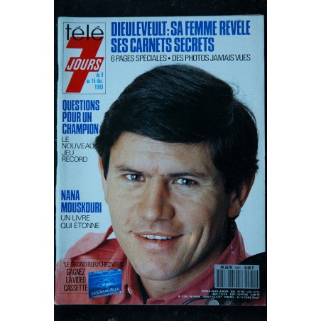 Télé 7 Jours  1533  *  1989  * SARDOU  Indiana Jones Grace de Capitani Bohringer Raquel Welch Marcel Carné Nagui C Bravo