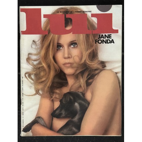 LUI 062 1969 MARS COVER JANE FONDA NUDE VINTAGE 10 PAGES INTERVIEW SYLVAIN FLOIRAT PIN-UP ASLAN