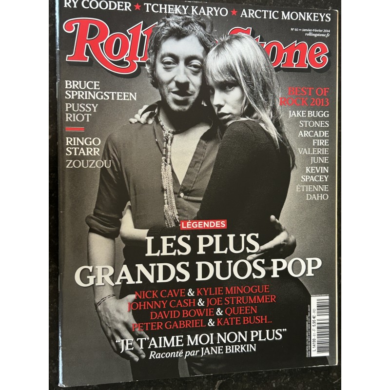 ROLLING STONE 2014 01 COVER SERGE GAINSBOURG JANE BIRKIN SPRINGSTEEN