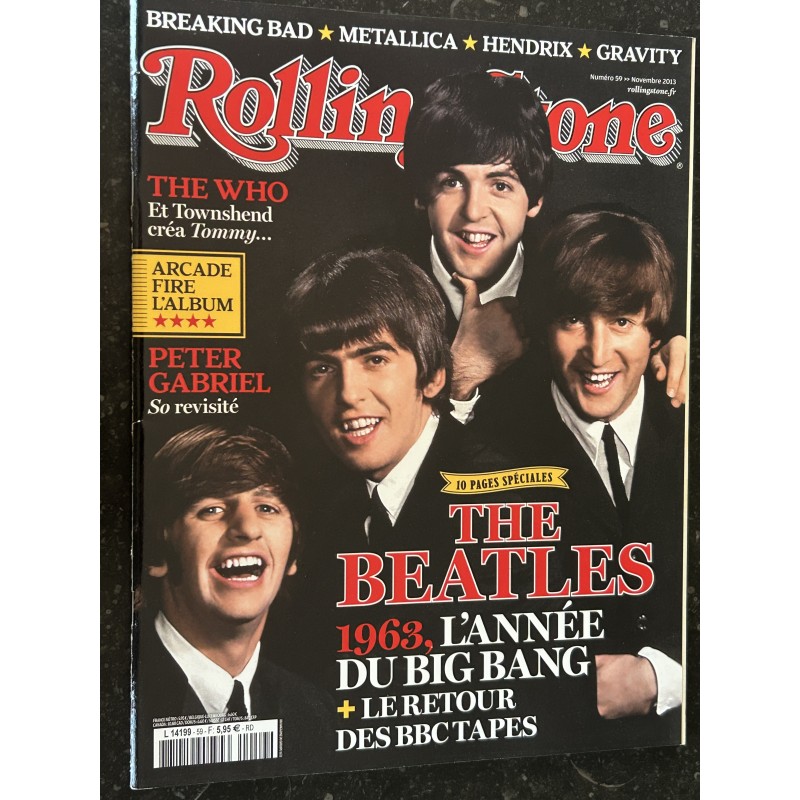 ROLLING STONE 2013 11 COVER THE BEATLES THE WHO PETER GABRIEL