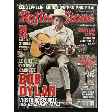 ROLLING STONE 2014 12 COVER BOB DYLAN JERRY LEE LEWIS STONES NICK CAVE WARREN ELLIS