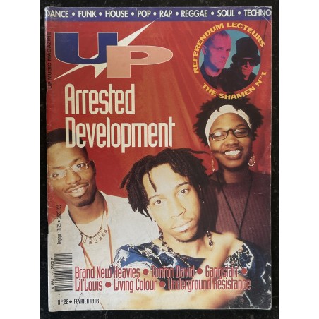UP N° 22 février 1993 Arrested Development Brand New Heavies Tonton David Gangstarr Underground Résistance68 pages