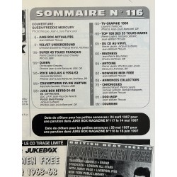 JUKEBOX 116  1997 05 - QUEEN - Antoine - Velvet Underground - Paul Anka - Madness - Joe Brown Brook Brothers