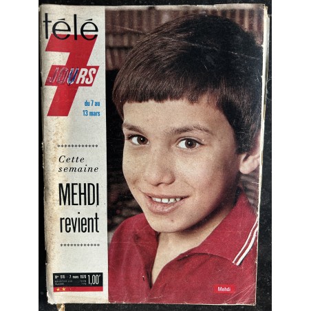 Télé 7 Jours 515 7 mars 1970 Mehdi revient