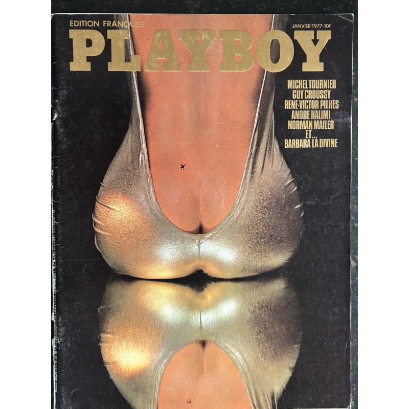 PLAYBOY 038 JANVIER 1977 INTERVIEW CLARA MALRAUX SUSAN LYNN KIGER BARBARA LEIGH MICHEL TOURNIER