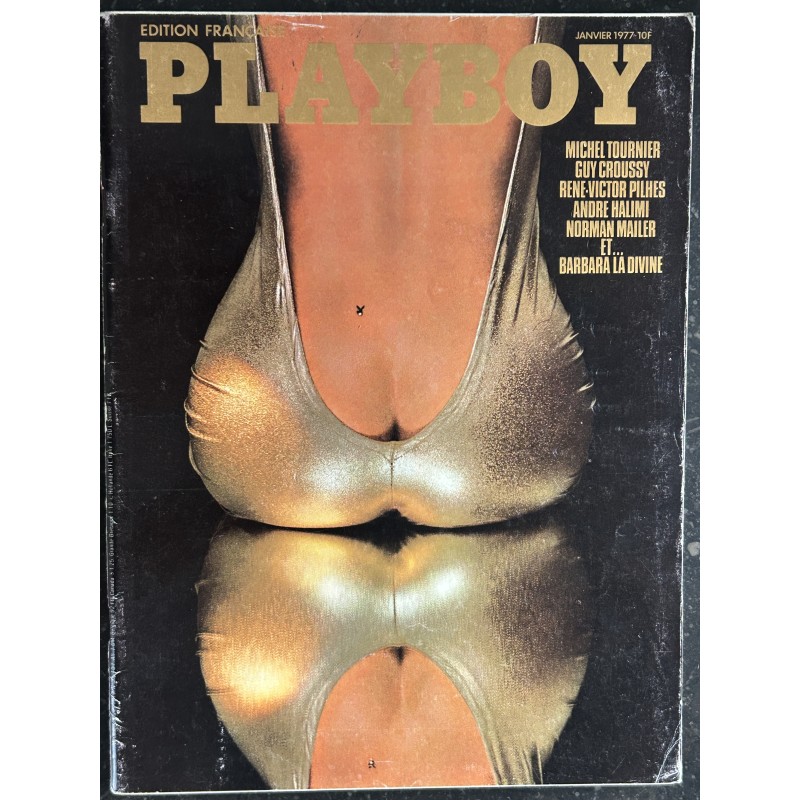 PLAYBOY 038 JANVIER 1977 INTERVIEW CLARA MALRAUX SUSAN LYNN KIGER BARBARA LEIGH MICHEL TOURNIER