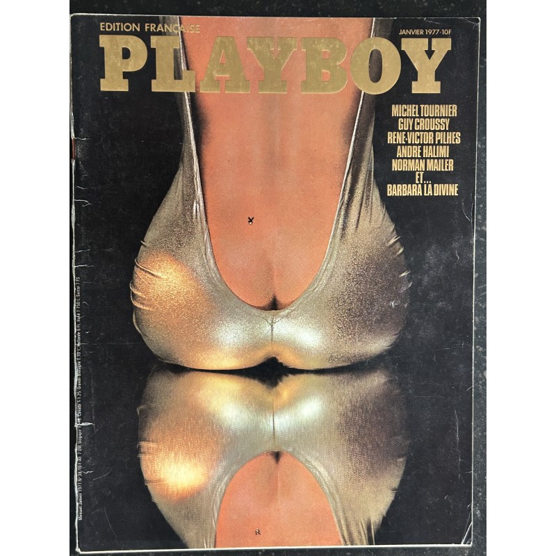 PLAYBOY 038 JANVIER 1977 INTERVIEW CLARA MALRAUX SUSAN LYNN KIGER BARBARA LEIGH MICHEL TOURNIER