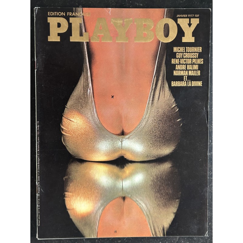 PLAYBOY 038 JANVIER 1977 INTERVIEW CLARA MALRAUX SUSAN LYNN KIGER BARBARA LEIGH MICHEL TOURNIER
