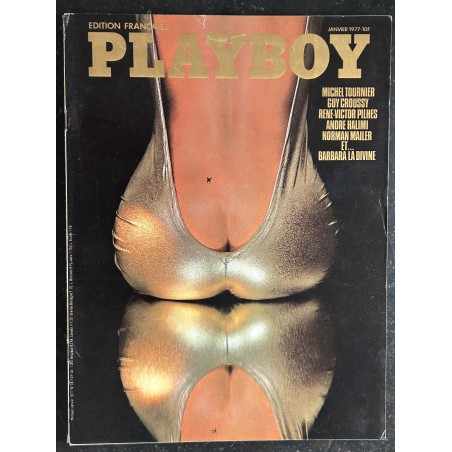 PLAYBOY 038 JANVIER 1977 INTERVIEW CLARA MALRAUX SUSAN LYNN KIGER BARBARA LEIGH MICHEL TOURNIER