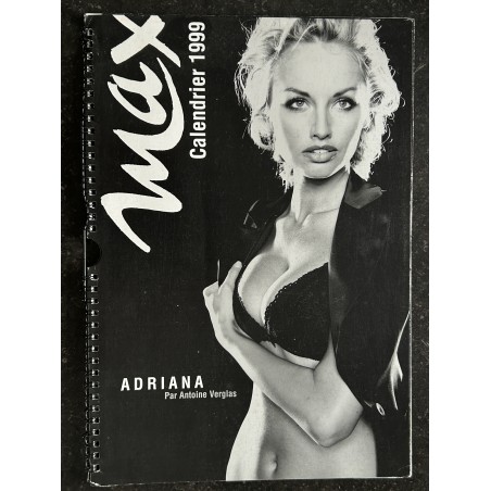 MAX CALENDRIER 1999 Adriana Karembeu par Antoine Verglas