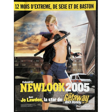 NEWLOOK CALENDRIER 2005 JO LAWDEN NUDE THE GETAWAY BLACK MONDAY EROTISME PHOTOS