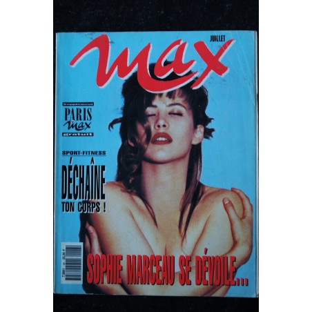 MAX 048 Juillet 1993 Cover SOPHIE MARCEAU + Poster