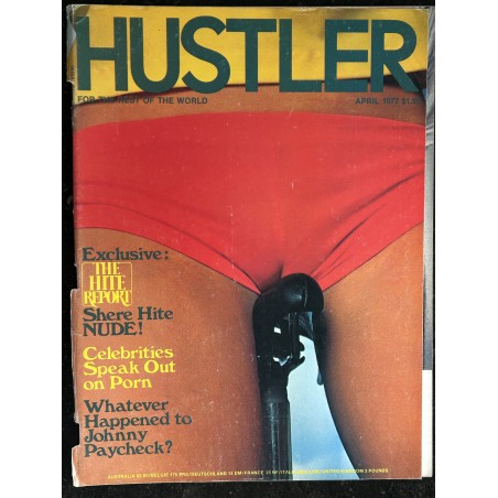 HUSTLER Vol. 03 N° 10 April 1977 The Hite Report - Celebrities Speak out on Porn