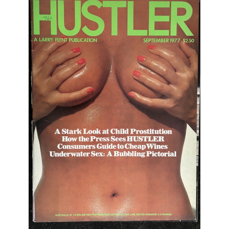 HUSTLER Vol. 04 N° 03 September 1977 - Underwater Sex A Bubbling Pictorial - Water Sports Deep-Sexed