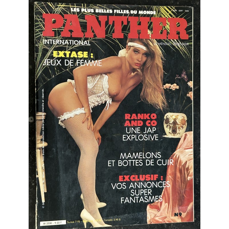PANTHER International N°  9  EXTASE : jeux de femme  RANKO & CO une jap explosive FULVIA  TERRY  ROSA