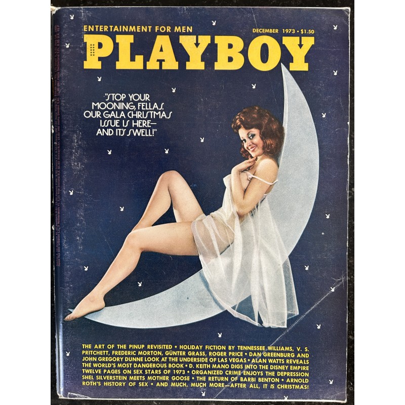 PLAYBOY Us 1973 12 INTERVIEW BOB HOPE VARGAS PIN-UP STARS OF 1973 Christine Madox Bonita Rossi Bob Hope