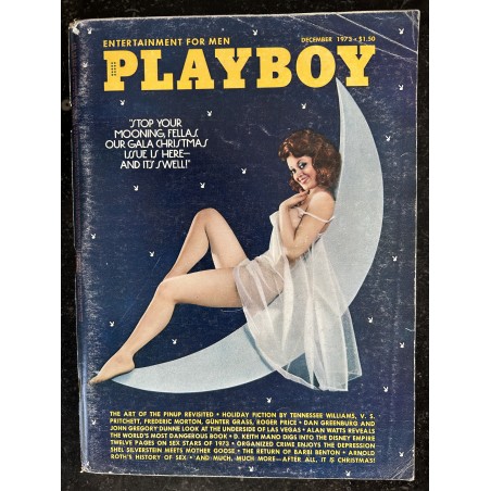 PLAYBOY Us 1973 12 INTERVIEW BOB HOPE VARGAS PIN-UP STARS OF 1973 Christine Madox Bonita Rossi Bob Hope