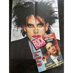 ROCK & FOLK 232 JUILLET 1986 COVER TE CURE ROBERT SMITH + POSTER TELEPHONE MADONNA MICHAEL JACKSON SIMPLE MINDS