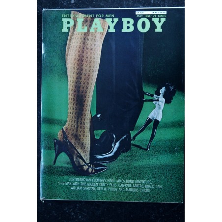 PLAYBOY US 1965 05 INTERVIEW JEAN-PAUL SARTRE PLAYMATE MARIA MCBANE SOKOL BARBARA BOUCHET HUGH OBRIAN JACK DAVIS STELLA
