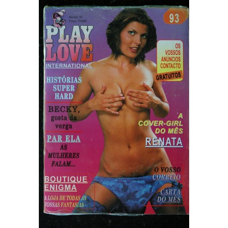 PLAY LOVE 93 AOUT 1989 GIRLS INTEGRAL NUDES EROTIC JOHNY BERETTA