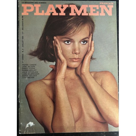 PLAYMEN 5 JUILLET 1968 INTERVIEW PIERRE CARDIN FUCHS PAUL NEWMAN OTIS BROWN SYLVIE BREAL ROBBE-GRILLET